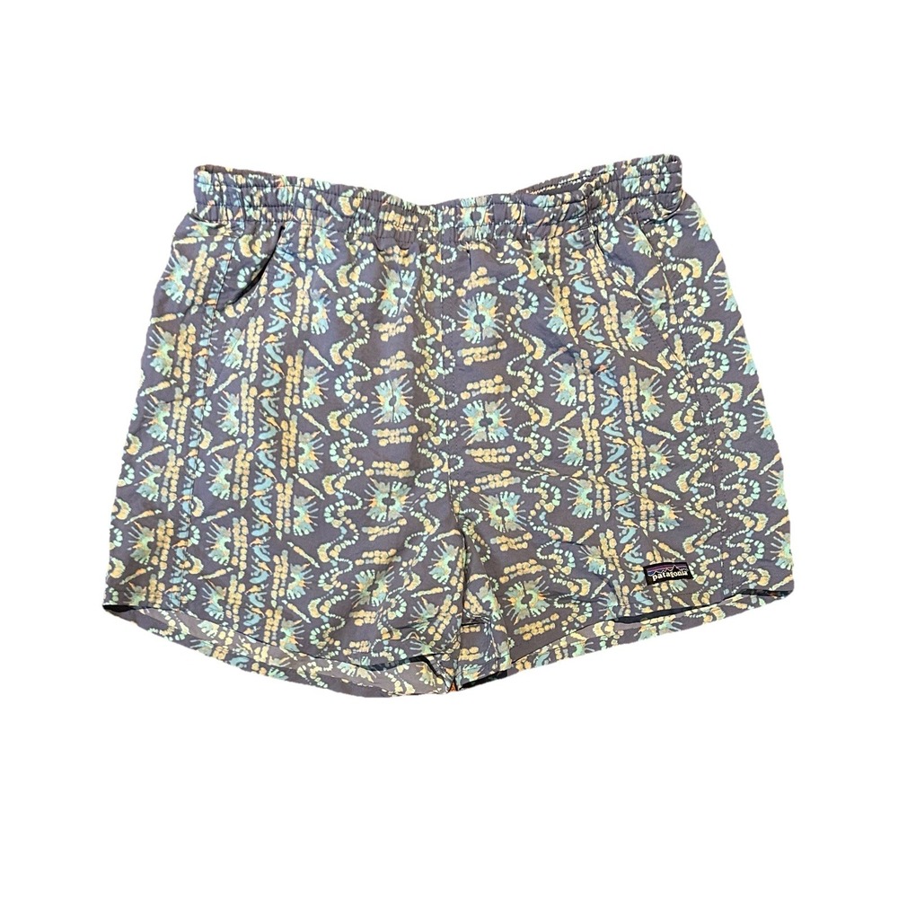 Patagonia Shorts Womens Sz Small Blue Baggies Shorts 4'' Outdoors Hiking
